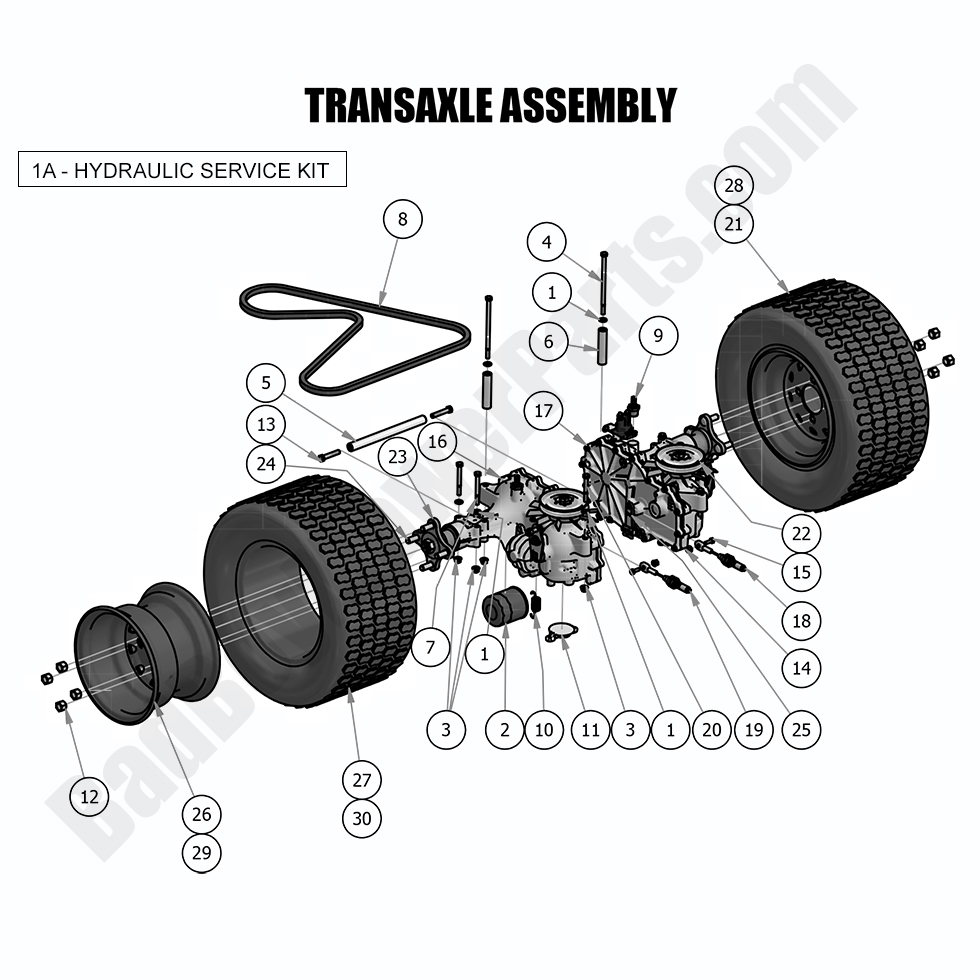 2018 ZT Elite - Transaxle Assembly